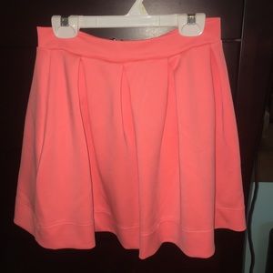 Pink flowy skirt- size small
